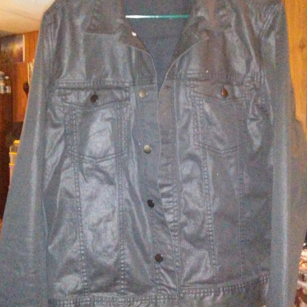 H&M Waxed Jean Jacket